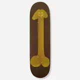Chris Ofili, Skatedeck, 2014, Canadian Hardrock Maple, gold automotive paint, screenprint