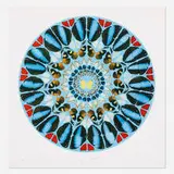 Psalm: Ad Te, Domine, Levavi by Damien Hirst, 2009, screenprint in colors with diamond dust on wove paper, sold Jan 2020