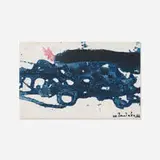 Waichi Tsutaka, Untitled, 1963, oil on burlap