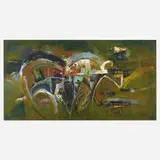Matsumi Kanemitsu, Untitled, 1955, oil on canvas