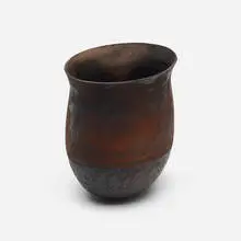 Richard DeVore, vessel, c. 1985, glazed earthenware