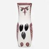 Chouetton vase by Pablo Picasso, 1952, glazed and incised earthenware decorated in oxides, sold Jan 2020