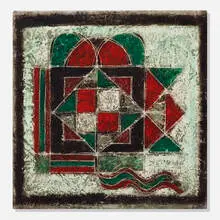 No. 9 by Akkitham Narayanan, 1975, oil on linen, sold Jan 2020