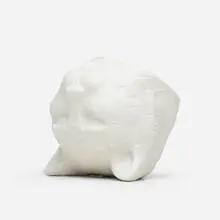 Kiki Smith, Cat, 1999, cast porcelain with glazed interior