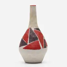 vase by Guido Gambone, c. 1960, glazed stoneware, sold Jan 2020