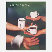 Caffeine Dreams by Bruce Nauman, 1987, offset lithograph in colors on Lustro Dull-Enamel Cover paper, sold Jan 2020