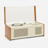 Dieter Rams and Hans Gugelot, SK 5 Phonosuper radiogram with rare external Snow White speaker, 1958, enameled steel, ash, acrylic, enameled aluminum, lacquered wood, plastic