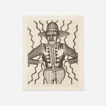 Herbert by Ed Paschke, 1976, lithograph on paper, sold Oct 2019