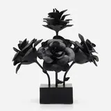 Will Ryman, 60th Street Rose Maquette (black), 2012, lacquered fiberglass, enameled steel