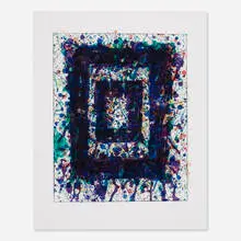Concert Hall Set I by Sam Francis, 1977, lithograph on Rives BFK paper, sold Oct 2019