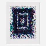 Concert Hall Set I by Sam Francis, 1977, lithograph on Rives BFK paper, sold Oct 2019