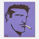 Robert Loughlin, Lavinder Man, 2008, acrylic and ink on cardboard