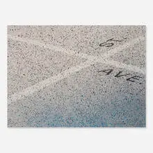 Ed Ruscha, Street Meets Avenue, 2000, lithograph on Rives BFK paper