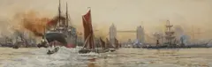 Charles de Lacy, Untitled, watercolour and gouache 25 x 74cm