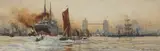 Charles de Lacy, Untitled, watercolour and gouache 25 x 74cm