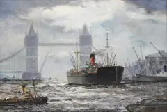 Untitled by Henry Scott, oil on canvas 35.5 x 51cm ., sold Jun 2021
