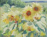 Oleg Stanichnov, Untitled, oil on canvas 40 x 50cm