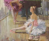 Veronika Shevchuk, Untitled, oil on canvas 51 x 61cm