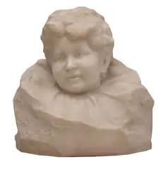 Herbert Hampton, Untitled, 'Choir Boy’ a marble figure
