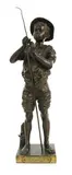 Adolphe Jean Lavergne, Untitled, bronze with presentation plaque dated '19 Juillet 1899'