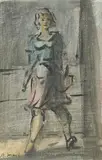 Reginald Marsh, Young Girl Walking