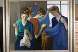 Moses Soyer, Seamstresses, oil on canvas