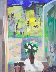 Peppino Mangravite, August Morning, acrylic on canvas