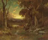 Alexis Matthew Podchernikoff, Figures in a Pastoral Landscape