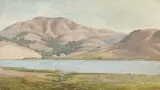 Jack Wisby, A Farm at the Base of the Marin Hills, oil on canvas board