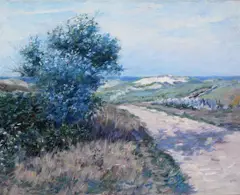 Ida C. Haskell, In the Dunes, oil on canvas