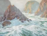 Alfred R. Mitchell, An Aisle of the Sea (after Paul Dougherty)