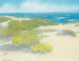 William Louis Otte, Day at Carmel, 1921, pastel