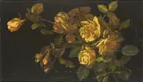 Alice B. Chittenden, Cut Roses, 1887, oil on panel