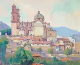 Alson S. Clark, Cathedral on the Hill, Taxco, Mexico