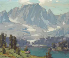 Edgar Alwin Payne, A High Sierra Lake, oil on canvas