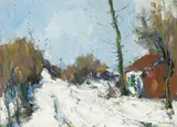 Armin Carl Hansen, Winter Near Newport