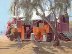 Sam Hyde Harris, The Back Door, oil on canvas