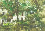 Donald Teague, A House on the River (Brantome - Perigord)