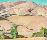 John O'Shea, Barren Hills (No. 58), oil on canvas