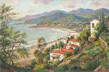 Wayne Morrell, Pacific Palisades, 1982, oil on canvas