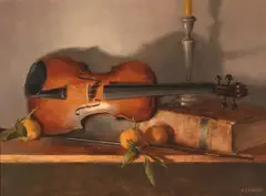 Etude by Laurie Kersey, 2003, oil on canvas, sold Apr 2005