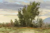 Brian Blood, Sunset in Palm Springs, 2004, oil on canvas on board