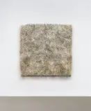 Weißer Wind by Günther Uecker, 1986, Nägel und weiße Farbe auf Leinwand auf Holz, sold Nov 2025
