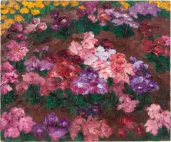 Emil Nolde, Astern, 1919, Öl auf Leinwand