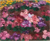 Emil Nolde, Astern, 1919, Öl auf Leinwand