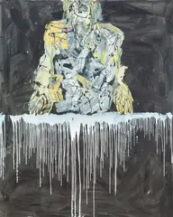 Georg Baselitz, schön gelb, 2009, Öl auf Leinwand