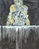 Georg Baselitz, schön gelb, 2009, Öl auf Leinwand