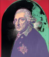 Andy Warhol, Friedrich der Große, 1986, Acryl und Farbserigraphie auf Leinwand