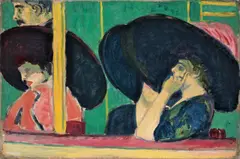 Georg Tappert, Die Loge II, Um 1910, Öl auf Leinwand