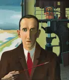 Carl Grossberg, Selbstbildnis